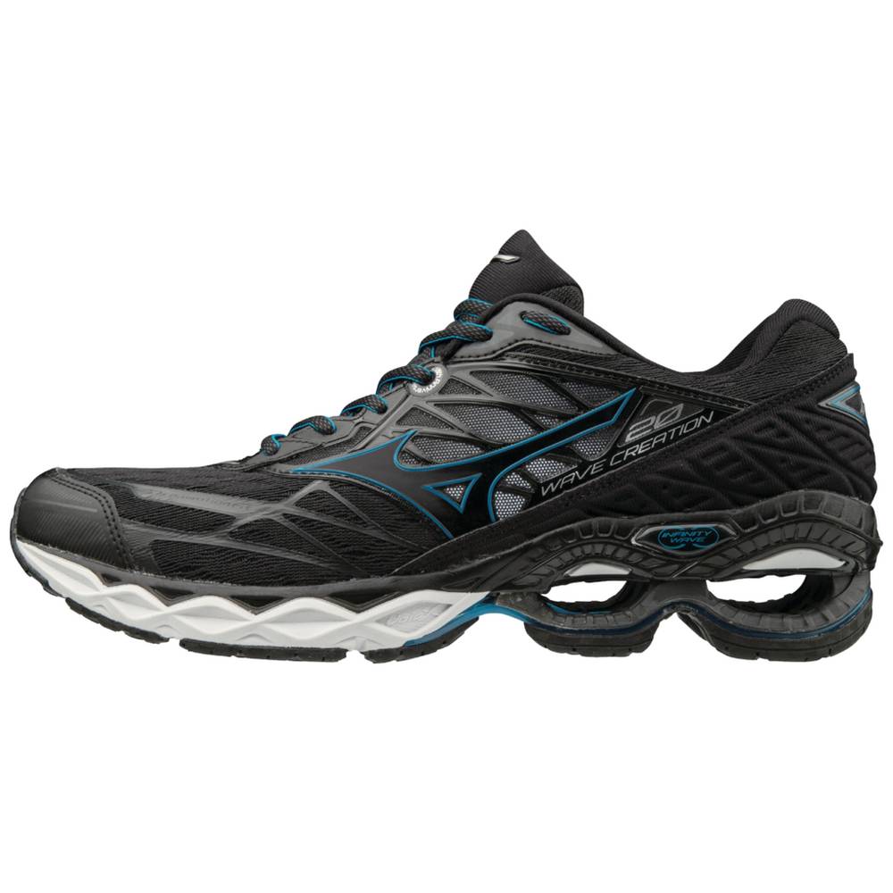 Sapatilhas Running Mizuno Wave Creation 20 - Homem - Pretas - VECQX9236